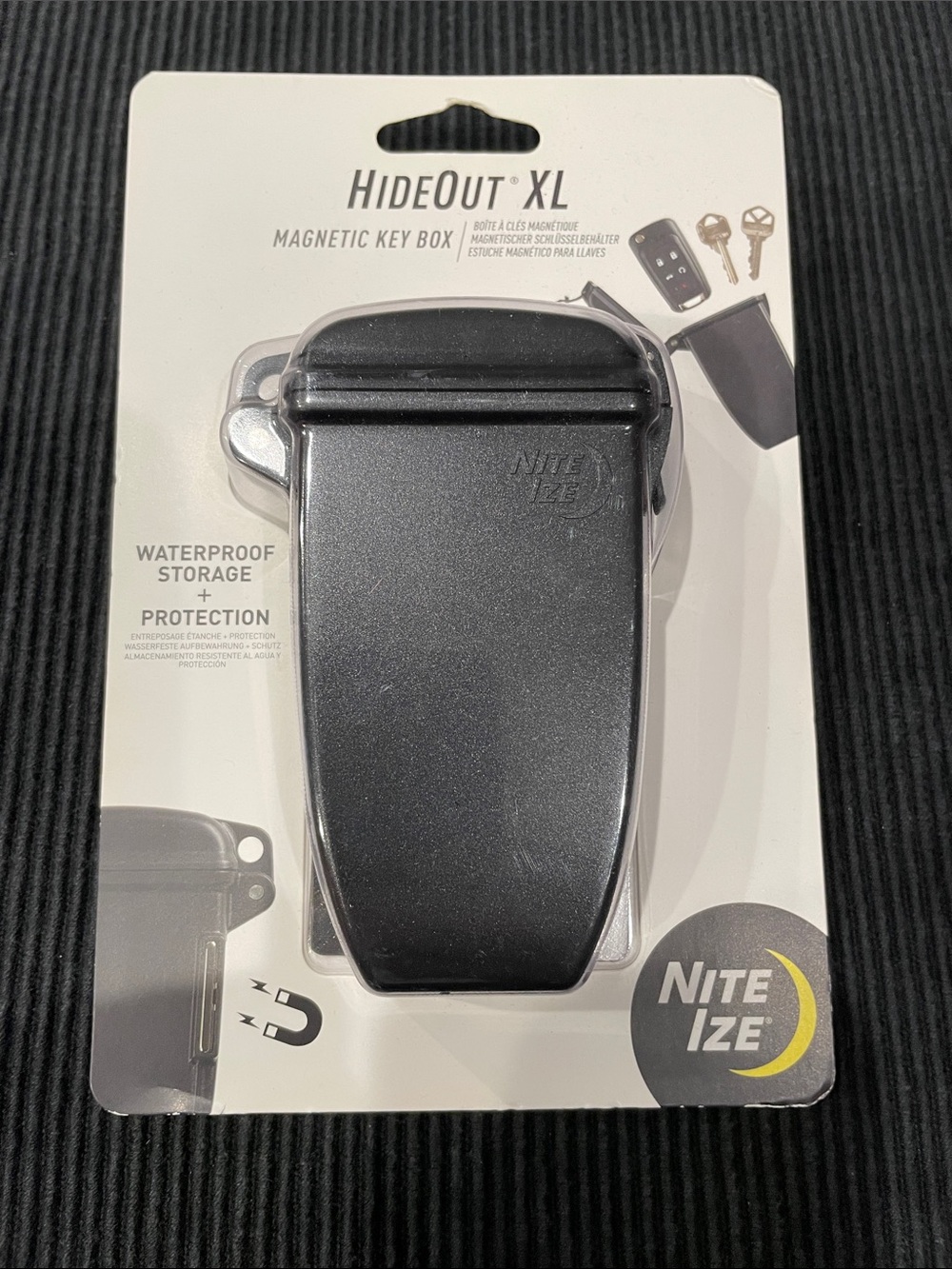 HideOut XL Magnetic Key Box - Black